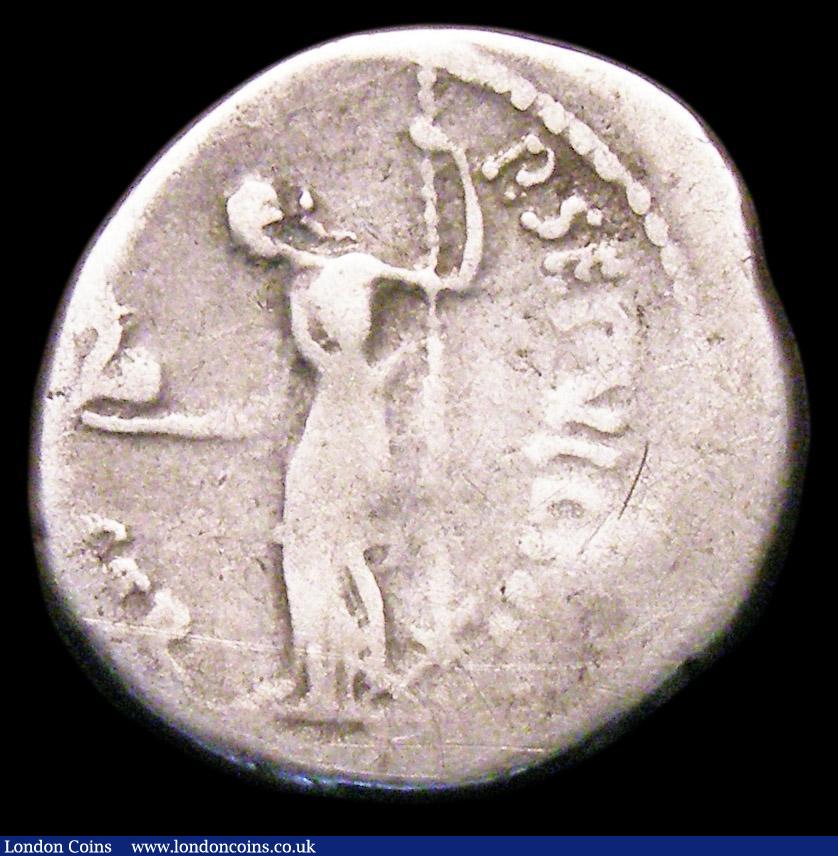 London Coins : A157 : Lot 1766 : Julius Caesar.  Ar denarius.  C, 49-44 BC.  Rev;  P SEPVLLIVS MACER, Venus Victrix standing left, ho...