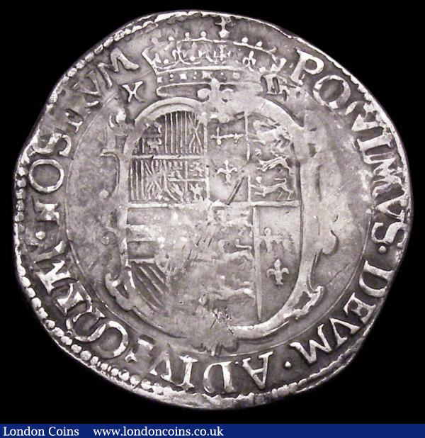 Shilling Philip and Mary 1555 English titles only, with mark of value S.2501 Fine or better with some scratches on the obverse : Hammered Coins : Auction 157 : Lot 1965