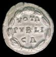 London Coins : A157 : Lot 1771 : Lucilla. Ar Denarius.  C, 164-169 AD.  Rev; VOTA PVBLICA; in three lines within wreath. RIC 791.  Sm...