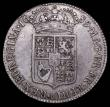 London Coins : A157 : Lot 2383 : Halfcrown 1689 Second Shield, Caul and interior frosted, ESC 508 NVF/GF, Ex-Croydon Coin Auction 4/6...