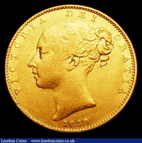 Sovereign 1839 Marsh 23 Fine or better, slabbed and graded LCGS 30, Very Rare : English Coins : Auction 158 : Lot 2673