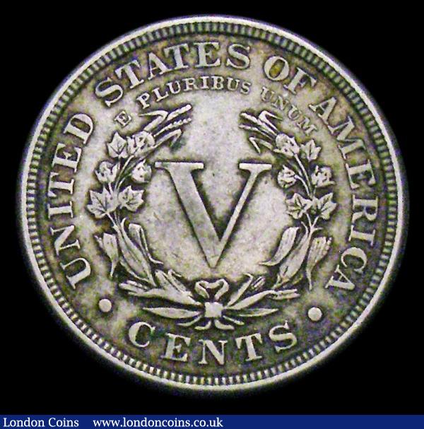 USA Five Cents 1886 Breen 2541 Fine, Very Rare  : World Coins : Auction 158 : Lot 1369
