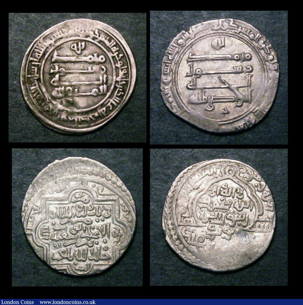 London Coins : A158 : Lot 1640 : Abbasid, Al-Radi Billah, 322-329 AH / 934-940 AD, Silver Dirham, Baghdad Mint, NVF, Abbasid, Al-Muta...