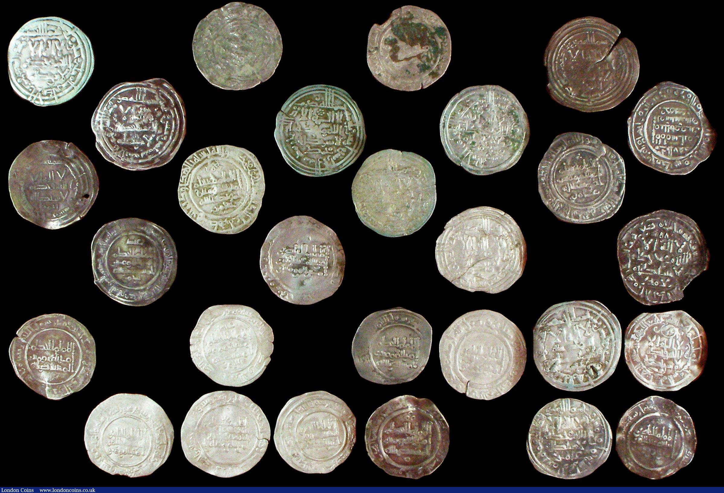 London Coins : A158 : Lot 1652 : Umayyad of Spain, Dirhams (28): al-Andalus 331h, 333h, 366h, 368h, 379h, 382h(2), 391h, 400h; Madina...