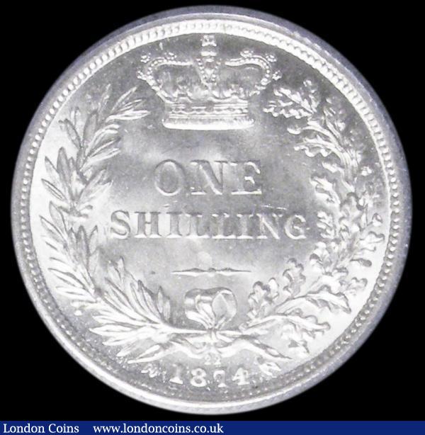 Shilling 1874 ESC 1326 Die Number 22 UNC and lustrous, slabbed and graded LCGS 78 : English Coins : Auction 158 : Lot 2492