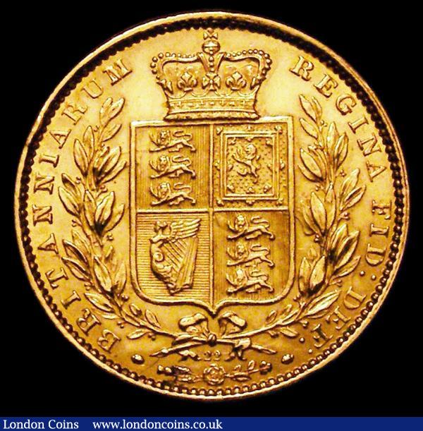 Sovereign 1864 Marsh 49 Die Number 22 in a LCGS 'yellow ticket' holder Cleaned EF : English Coins : Auction 158 : Lot 2731