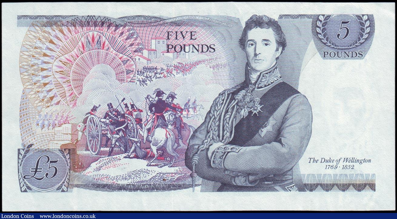 London Coins : A158 : Lot 87 : Five Pounds Page issued 1971 scarce first run A01 889187, EF