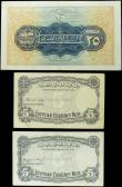 London Coins : A158 : Lot 246 : Egypt (3) 25 Piastres dated 17th May 1943 signed Nixon, Pick10c, VF, 5 Piastres Law 1940 signed M. E...