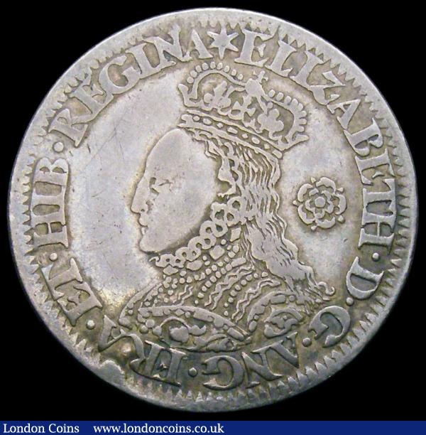 Sixpence 1564 Elizabeth I milled issue mint mark star S2597 nearer VF than Fine with an even old tone, light graffiti reverse to the right of the shield : Hammered Coins : Auction 159 : Lot 660