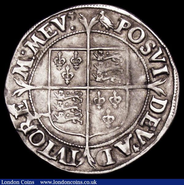 Shilling Elizabeth I Second issue S.2555 mintmark Martlet, Bust 3C, Fine/NVF and boldly struck : Hammered Coins : Auction 159 : Lot 649