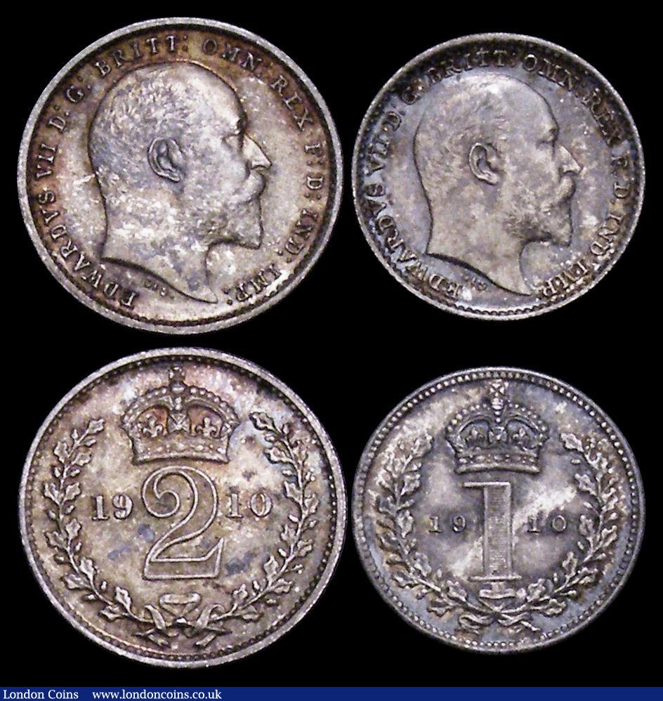 London Coins : A159 : Lot 916 : Maundy Set 1910 ESC 2526 UNC with a deep and matching tone