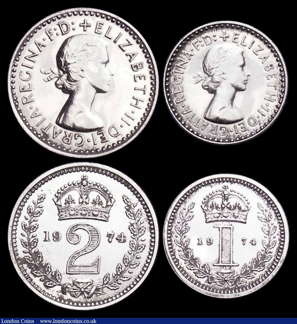 London Coins : A159 : Lot 943 : Maundy Set 1974 ESC 2591 A/UNC to UNC with some small toning areas