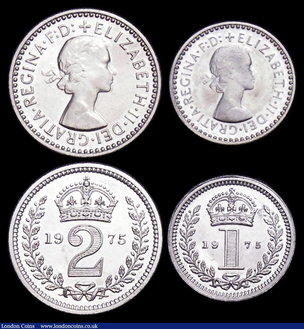 London Coins : A159 : Lot 944 : Maundy Set 1975 ESC 2592 UNC and lustrous, lightly toning