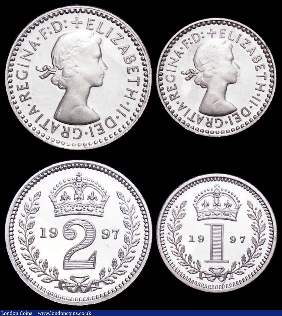 London Coins : A159 : Lot 975 : Maundy Set 1997 S.4211 UNC and lustrous with a hint of tone