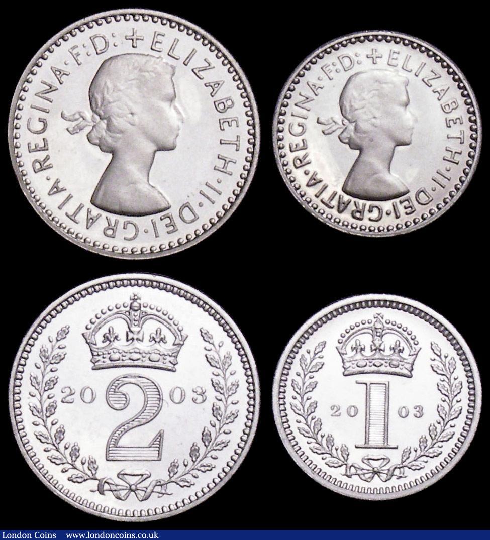 London Coins : A159 : Lot 982 : Maundy Set 2003 S.4211 UNC-nFDC with a hint of tone