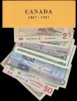 London Coins : A159 : Lot 1611 : Canada (24) 100 Dollars 1954, 50 Dollars 1988, 20 Dollars (4) 1954, 1991, 2004 & polymer 2012, 1...