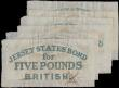 London Coins : A159 : Lot 1769 : Jersey States 5 Pounds (6) dated 1840, British administration interest bearing note, pen cancelled, ...