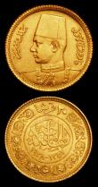 London Coins : A159 : Lot 1987 : Egypt 20 Piastres (2) 1923 (AH1341) KM#339 EF, 1938 (AH1357) KM#370 GEF