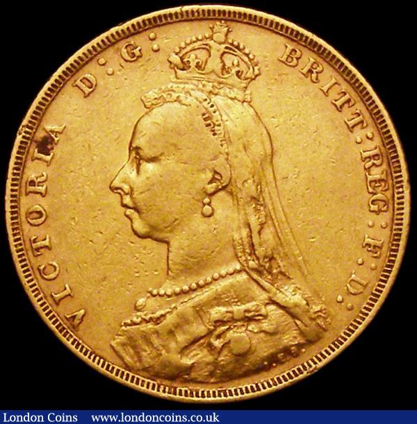 Sovereign 1888M Marsh 132, G: of D:G: closer to the crown, S.3867B Fine/Good Fine   : English Coins : Auction 160 : Lot 2609
