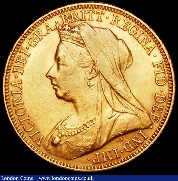 Sovereign 1901S Marsh 170 VF with some contact marks : English Coins : Auction 160 : Lot 2634