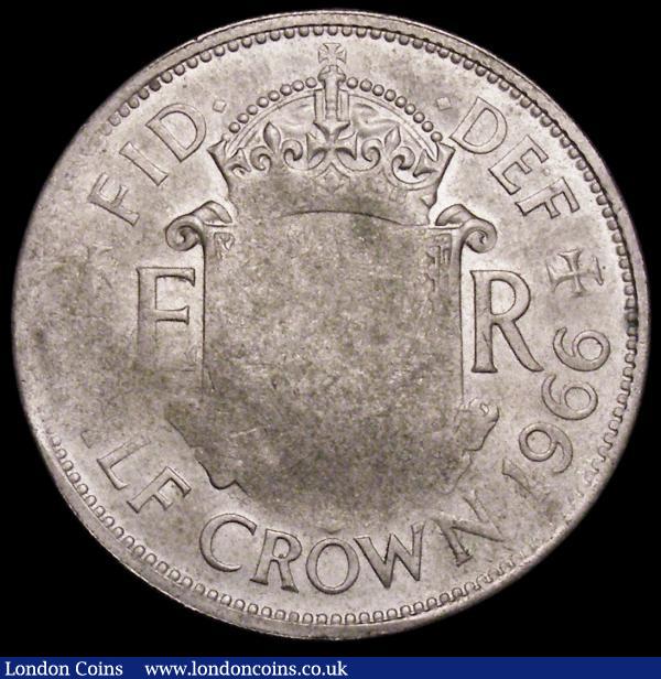 Mint Error - Mis-Strike Halfcrown 1966 struck on a thin flan and weighing only 7.39 grammes, near 'as made' but very weakly struck the obverse with lamination : Misc Items : Auction 160 : Lot 1862