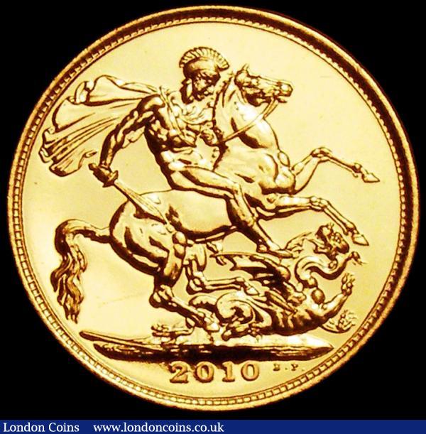Sovereign 2010 S.SC7 Lustrous UNC with minor contact marks : English Coins : Auction 160 : Lot 2686