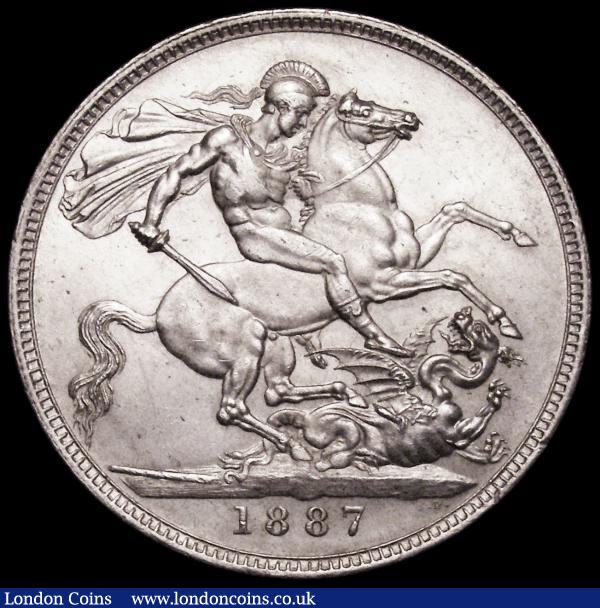 Crown 1887 ESC 296 AU/GEF : English Coins : Auction 160 : Lot 2908