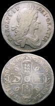 London Coins : A160 : Lot 3045 : Shillings (2) 1663 First Bust ESC 1022, Bull 500 Near Fine, 1758 ESC 1213, Bull 1734 VF
