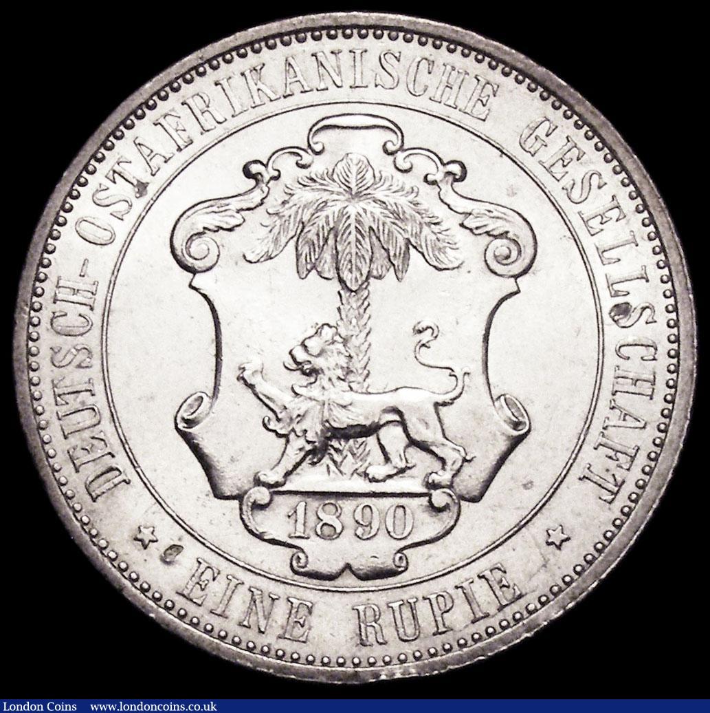 London Coins : A160 : Lot 3236 : German East Africa Rupie 1890 KM#2 Bright GEF
