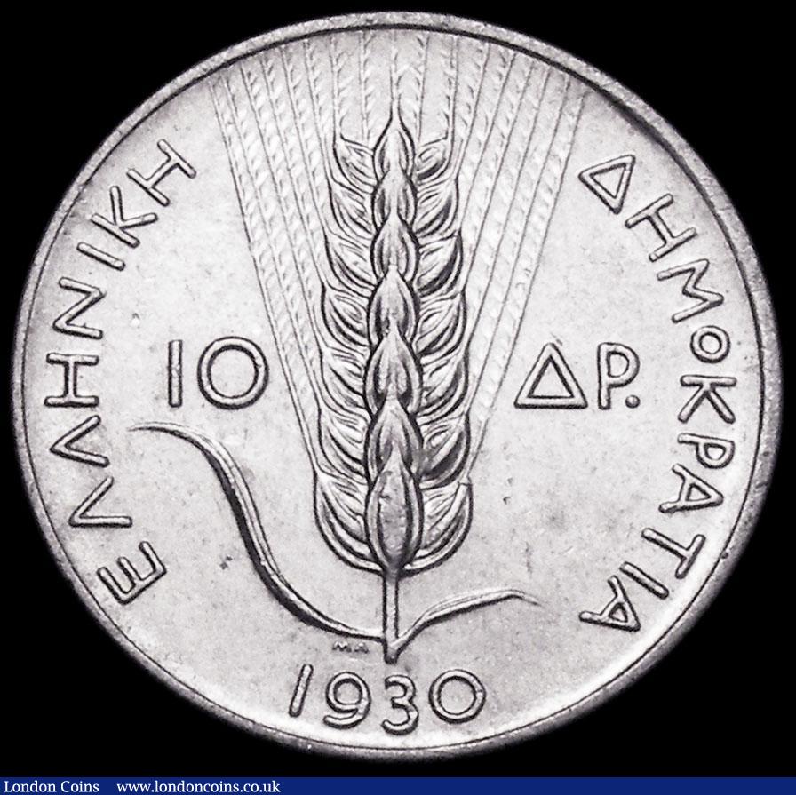 London Coins : A160 : Lot 3274 : Greece 10 Drachmai 1930 KM#72 GEF and lustrous