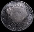 London Coins : A160 : Lot 1222 : Scotland Dollar 5 Shillings and Sixpence, Lattice Countermark on Mexico 8 Reales 1797Mo ,Lattice cou...