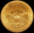 London Coins : A160 : Lot 1295 : USA Twenty Dollars 1861S NGC MS61 rare thus