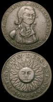 London Coins : A160 : Lot 1613 : 18th Century Halfpennies Oxford (2) undated W.Rusher Hatter/Sun and legend DH1 (2) both with lettere...
