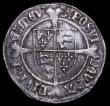 London Coins : A160 : Lot 1957 : Groat Henry VIII First Coinage, Portrait of Henry VII S.2316 mintmark Castle NVF with strong portrai...