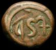 London Coins : A160 : Lot 3134 : Ceylon Quarter Stuiver undated (1660-1720) KM#17 Fine