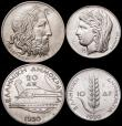 London Coins : A160 : Lot 3273 : Greece (3) 20 Drachmai 1930 KM#73 EF, 10 Drachmai 1930 KM#72 EF, 50 Drachmai 1970 Revolution of 1967...