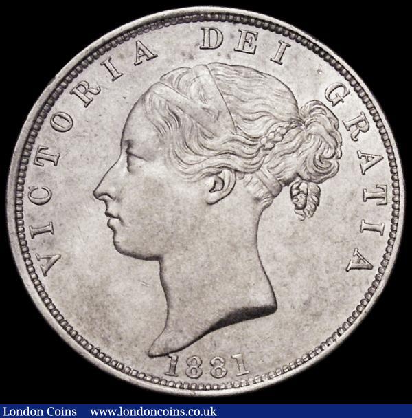 Halfcrown 1881 ESC 707, Bull 2758 GEF with some light contact marks : English Coins : Auction 161 : Lot 1740