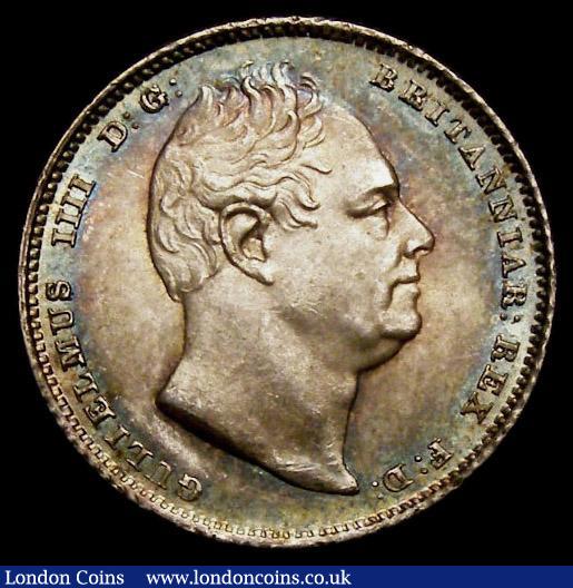 Sixpence 1834 Small Date (Normal) ESC 1674, Bull 2504 Choice UNC with blue, green and light gold tone, in an LCGS holder and graded LCGS 82 : English Coins : Auction 161 : Lot 1906