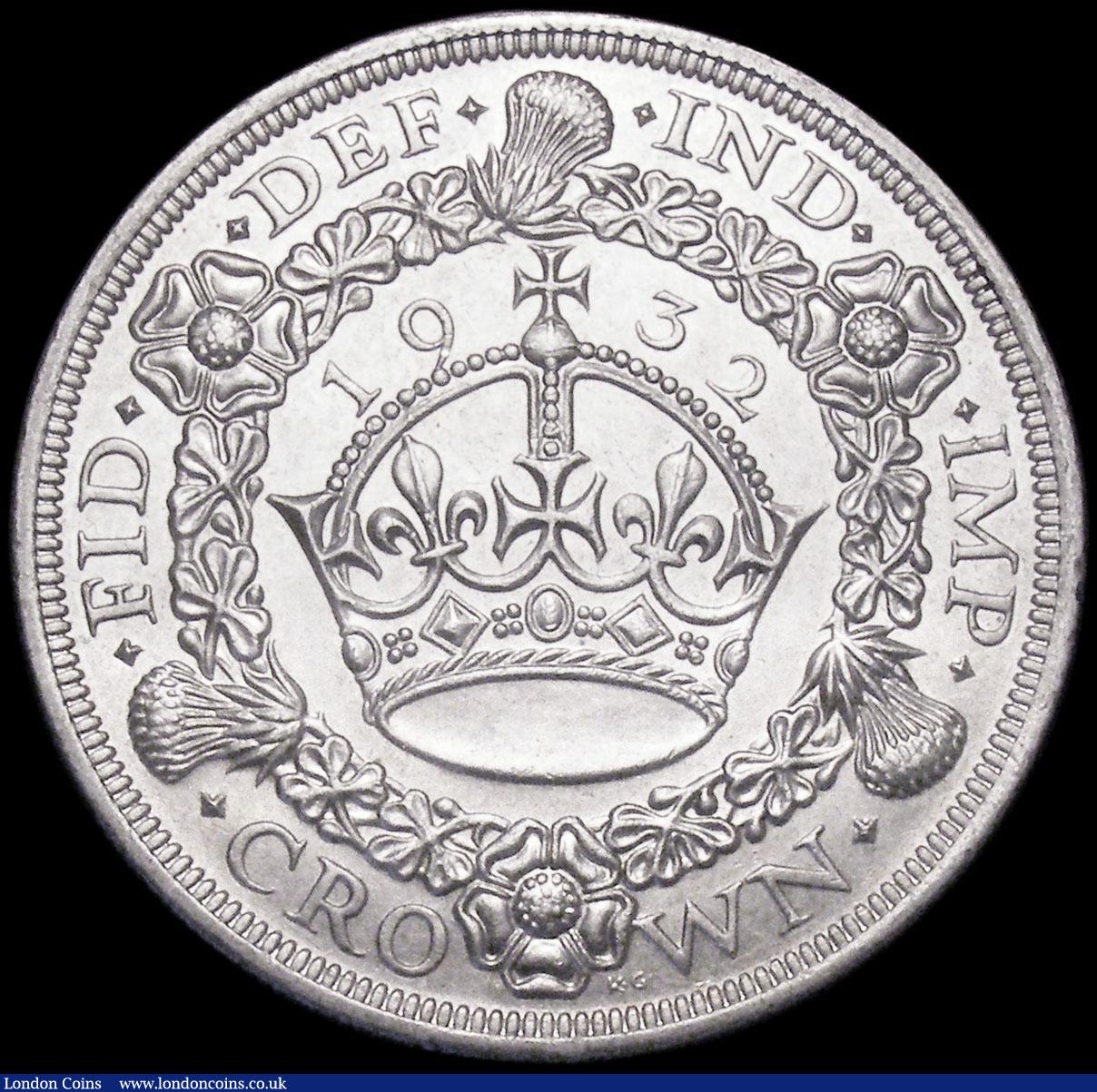 London Coins : A161 : Lot 1504 : Crown 1932 ESC 372, Bull 3641, GEF, Ex-Spink Auction 1009 25/3/2010 Lot 323