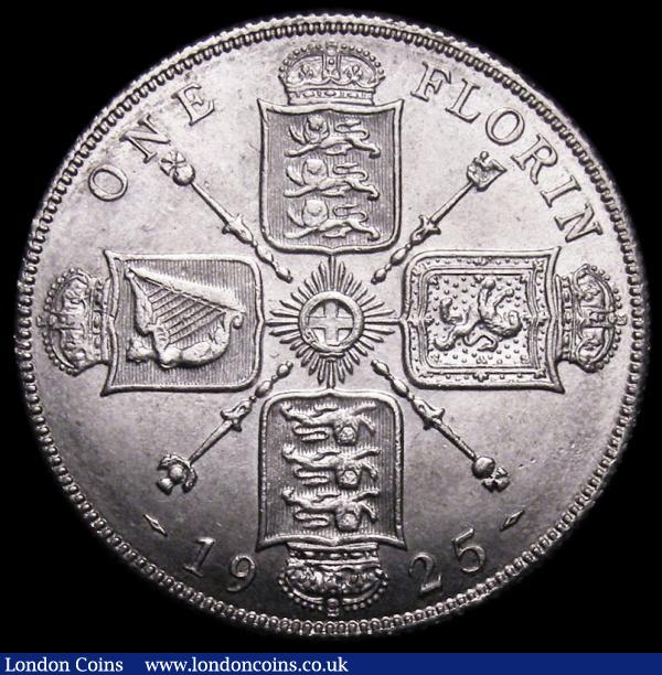 Florin 1925 ESC 944 EF and graded 65 by CGS and in their holder a key date in high grade  : English Coins : Auction 161 : Lot 1550