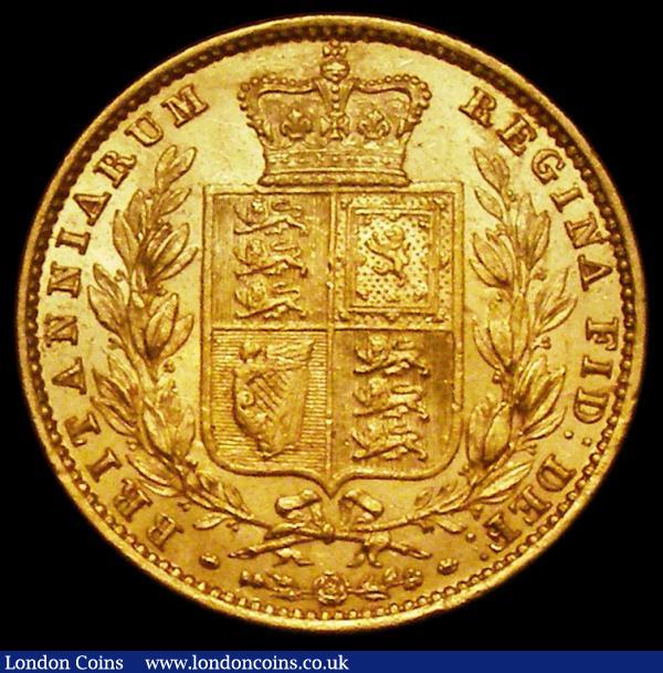 Sovereign 1853 WW Raised S.3852C EF or better with contact marks and hairlines : English Coins : Auction 161 : Lot 1965