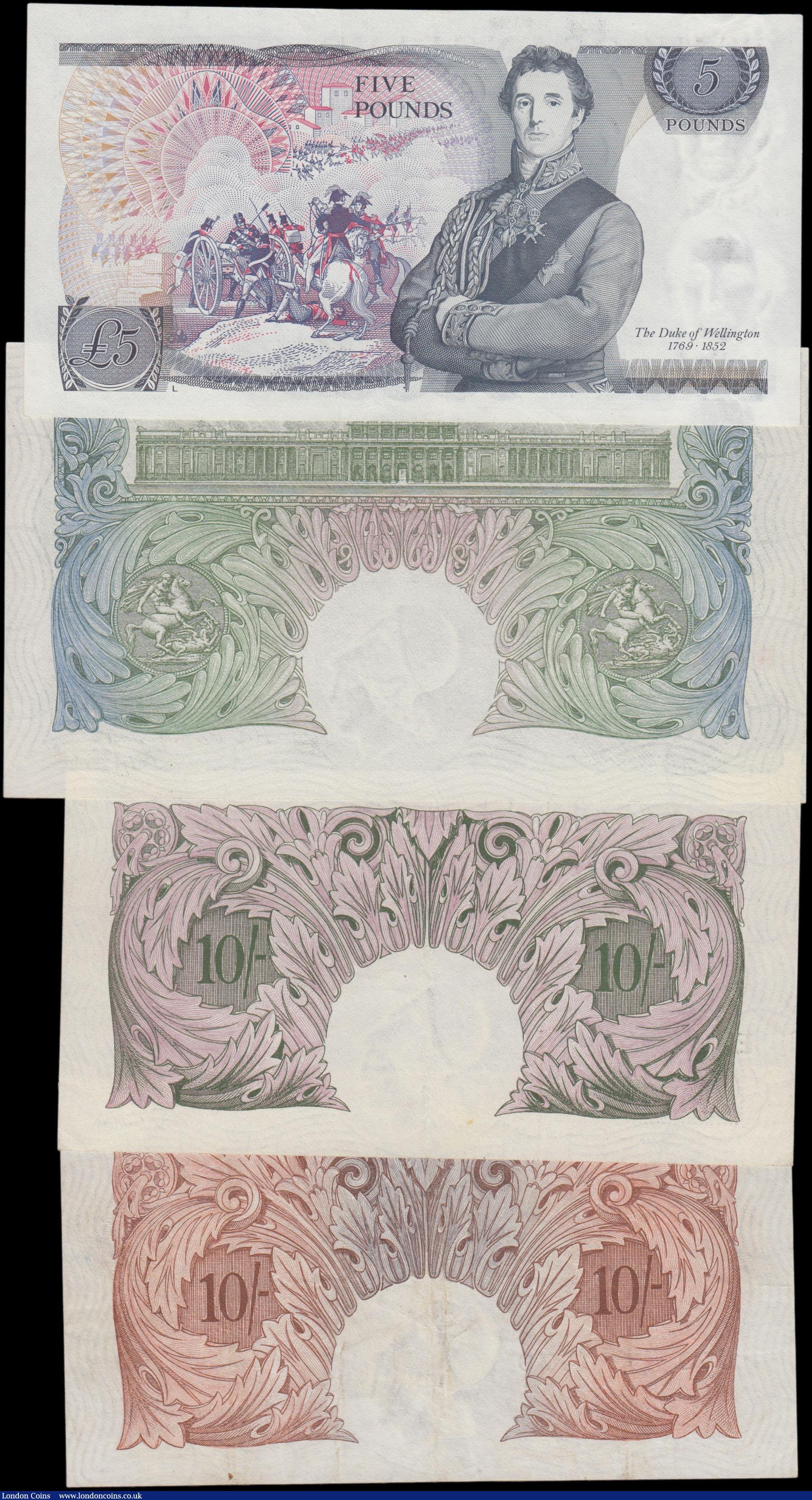 London Coins : A161 : Lot 37 : Ten Shillings, One Pound & Five Pounds, Catterns 10 Shillings B223 issued 1930 series U70 773479...