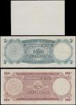 London Coins : A161 : Lot 276 : Fiji (3) 1 Shilling dated 1st January 1942, WW2 emergency issue, a remainder note without serial num...