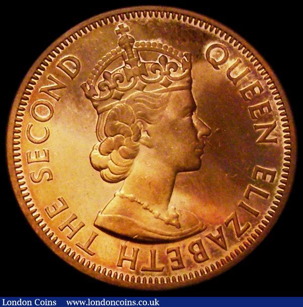 East Caribbean States - British Caribbean Territories 1 Cent 1962 VIP Proof/Proof of record KM#2 nFDC with minor contact marks, lightly toning : World Coins : Auction 162 : Lot 1151