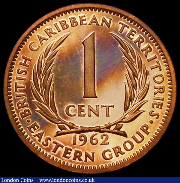 East Caribbean States - British Caribbean Territories 1 Cent 1962 VIP Proof/Proof of record KM#2 nFDC with minor contact marks, lightly toning : World Coins : Auction 162 : Lot 1151