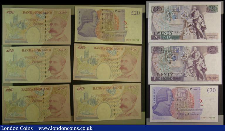 London Coins : A162 : Lot 156 : Twenty Pounds (18), Page B238 issued 1970 mid run '01' prefix series C01 668232, Uncircula...