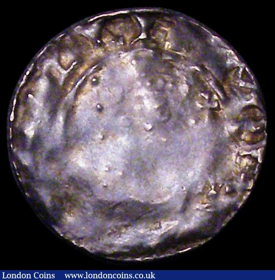London Coins : A162 : Lot 1624 : Penny William I PAXS type S.1257 off centre moneyer PI [--] ON COLL Good/Fine the portrait worn