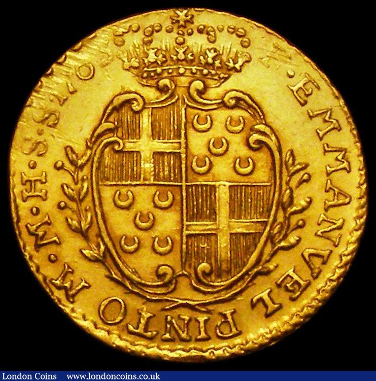 London Coins : A162 : Lot 1678 : Malta 10 Scudi Gold 1763 KM#272 VF with some light hairlines and adjustment lines