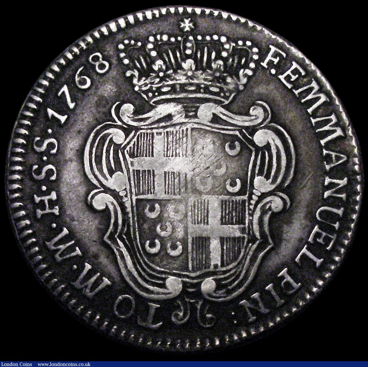 London Coins : A162 : Lot 1684 : Malta 30 Tari 1768 KM#266  Good Fine