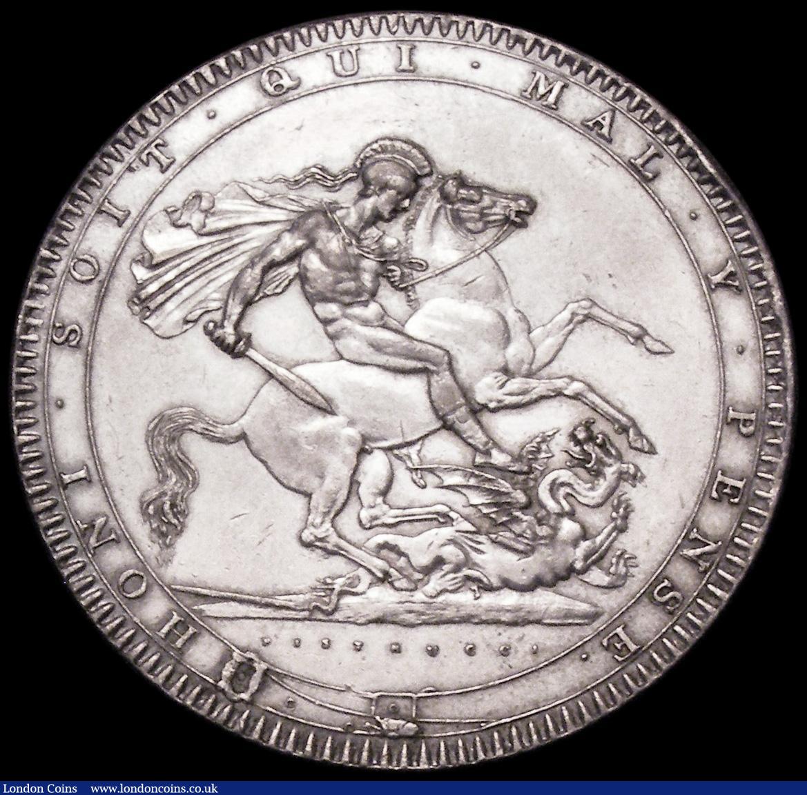 London Coins : A162 : Lot 1727 : Crown 1819 LX ESC 216,Bull 2013 GVF or better
